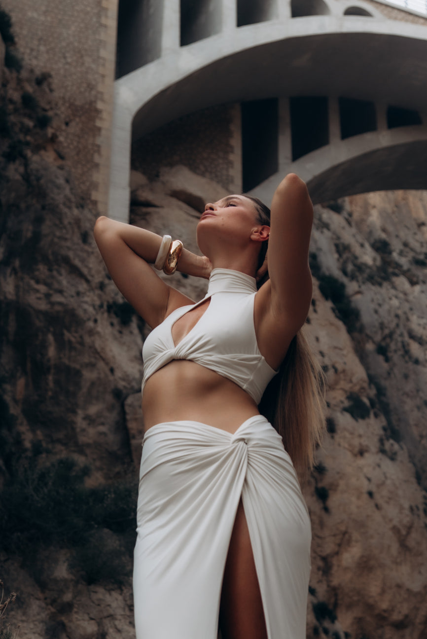 Béatrice Set in Cloud dancer