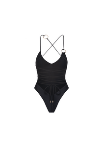 Sally R. Swimsuit In Jet-Black