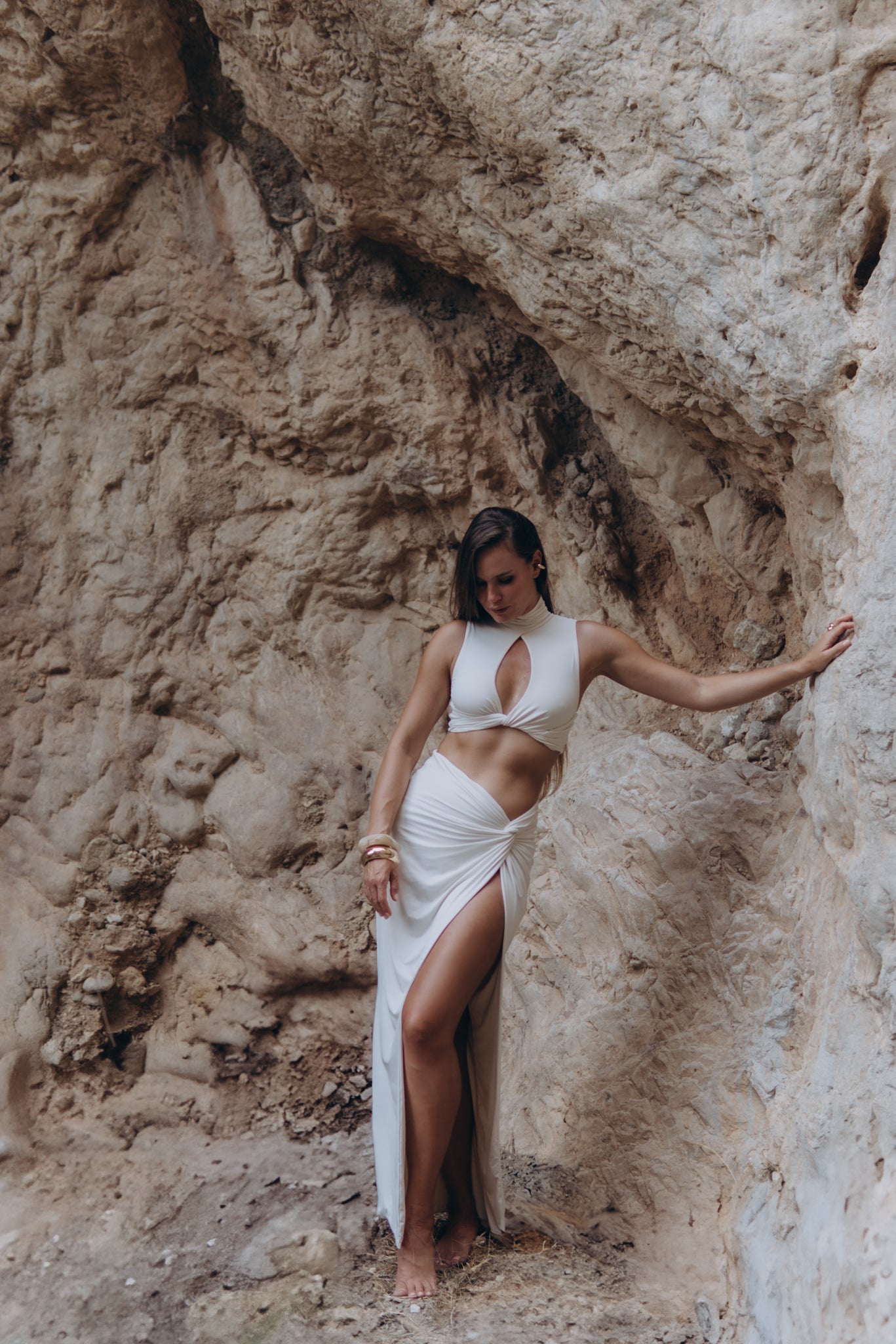 Béatrice Set in Cloud dancer