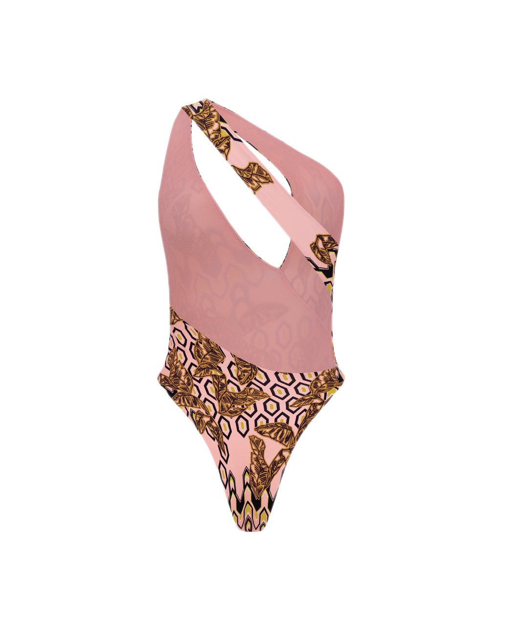 Catherine T. One Piece in Honeycomb