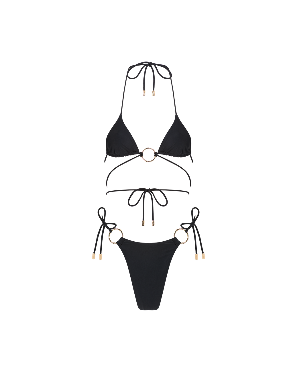 Josephine B. Bikini Set in Jet-Black