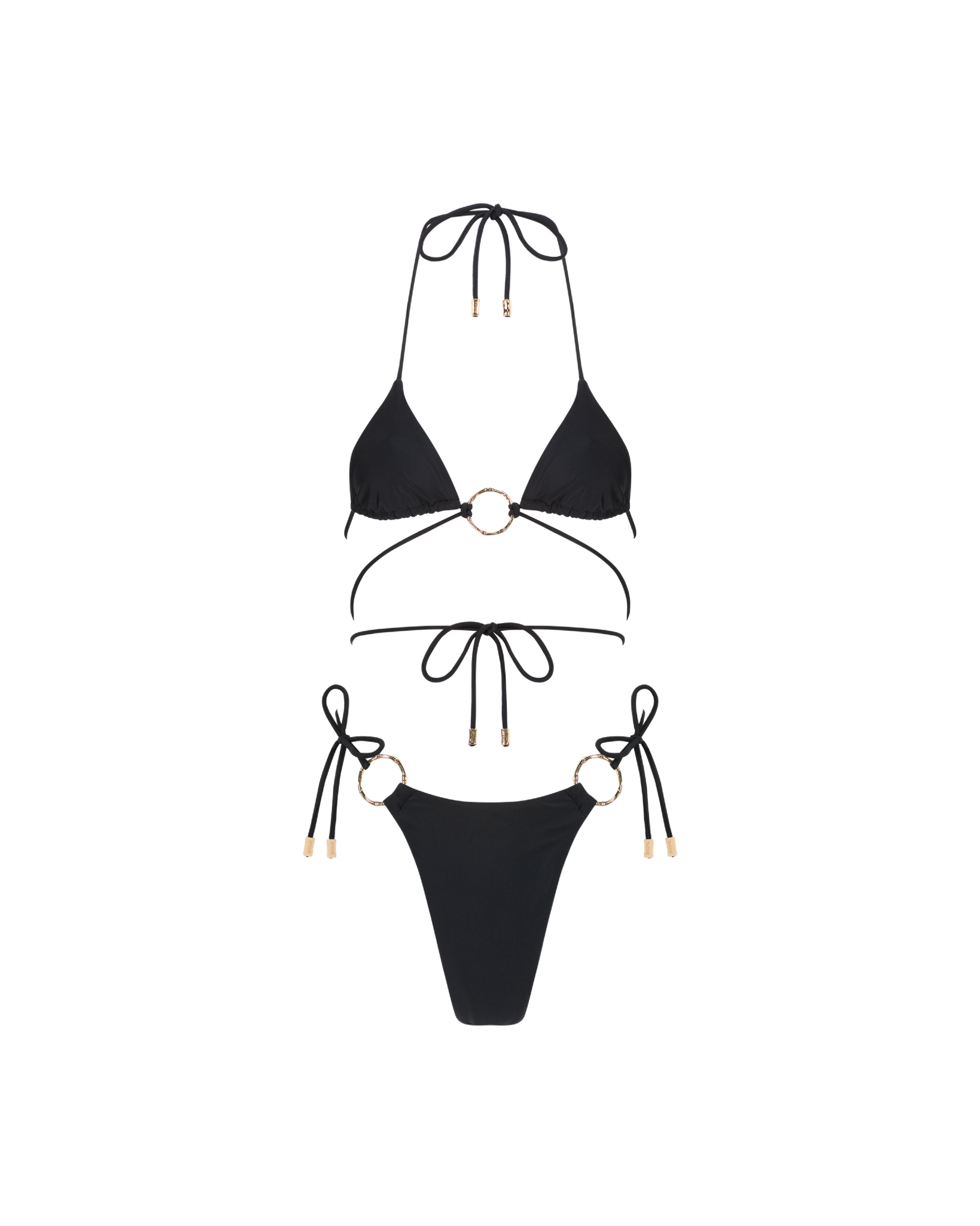 Josephine B. Bikini Set in Jet-Black