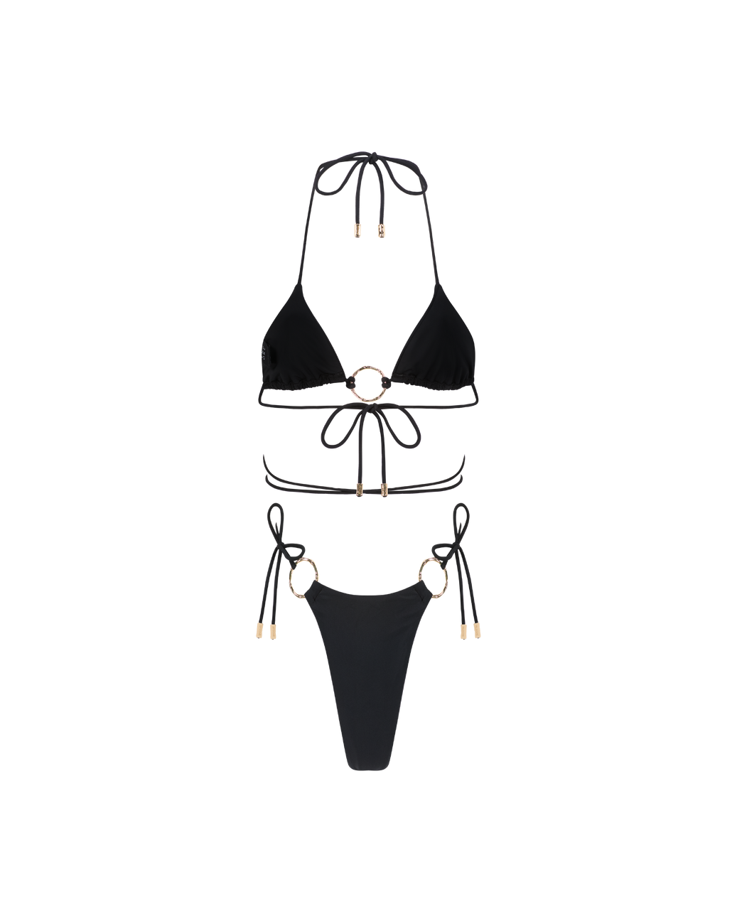 Josephine B. Bikini Set in Jet-Black