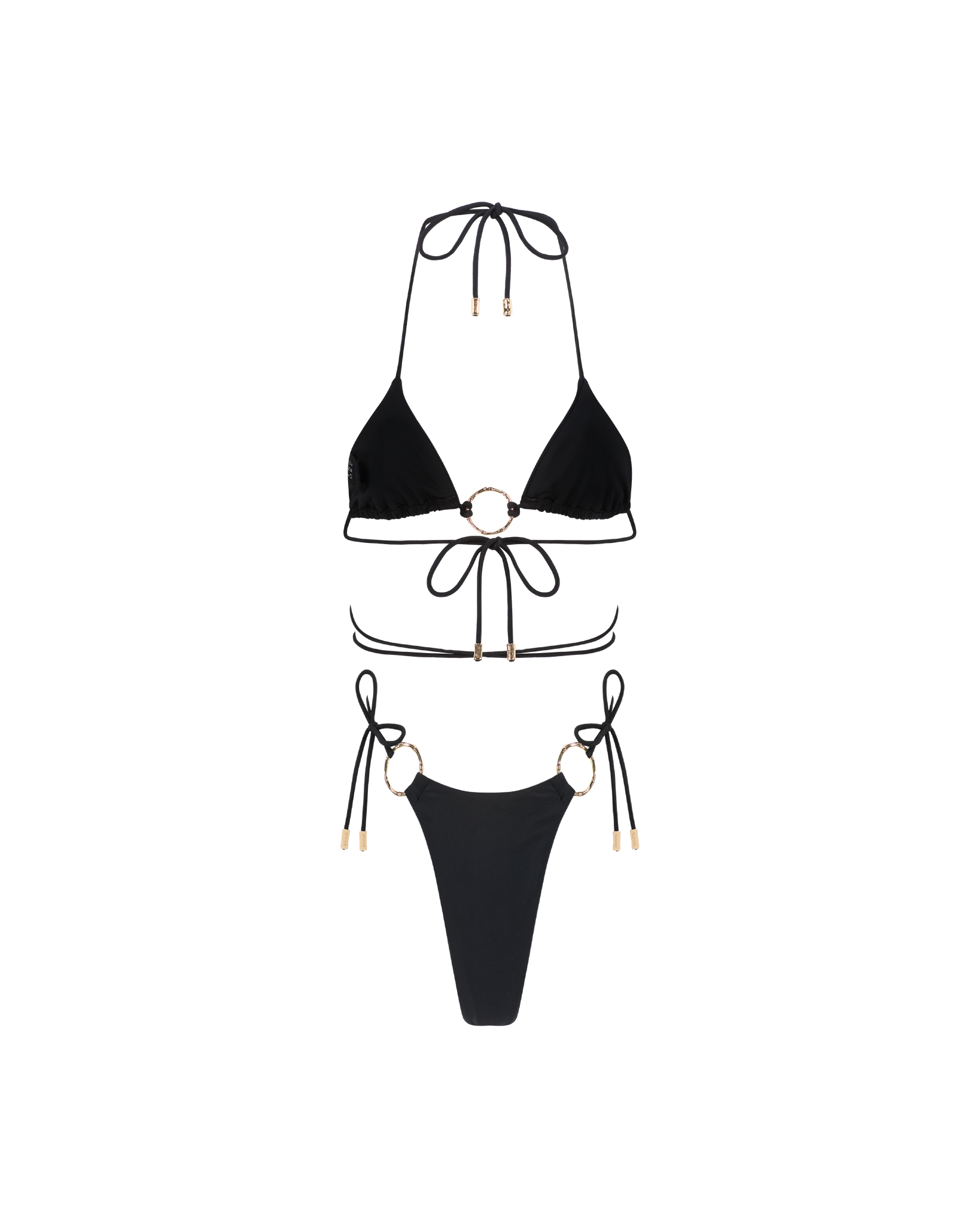 Josephine B. Bikini Set in Jet-Black