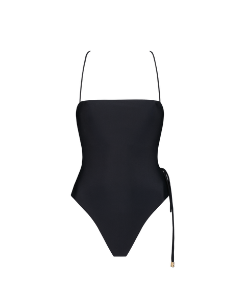 Junko T. Swimsuit In Jet-Black – Encore Swimwear