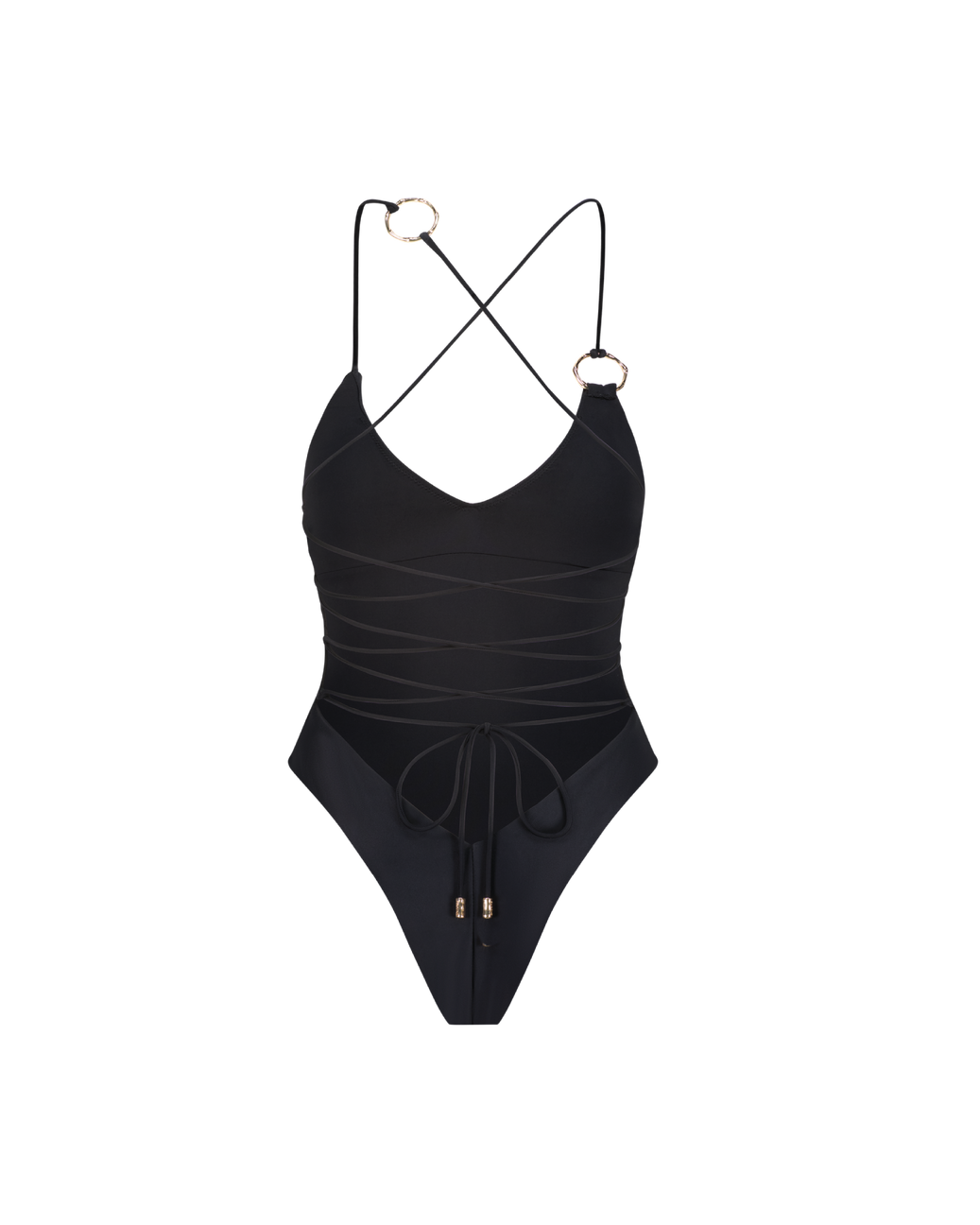 Sally R. Swimsuit In Jet-Black