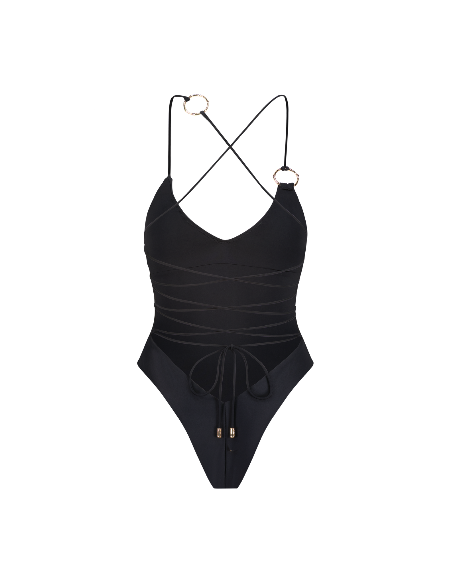Sally R. Swimsuit In Jet-Black