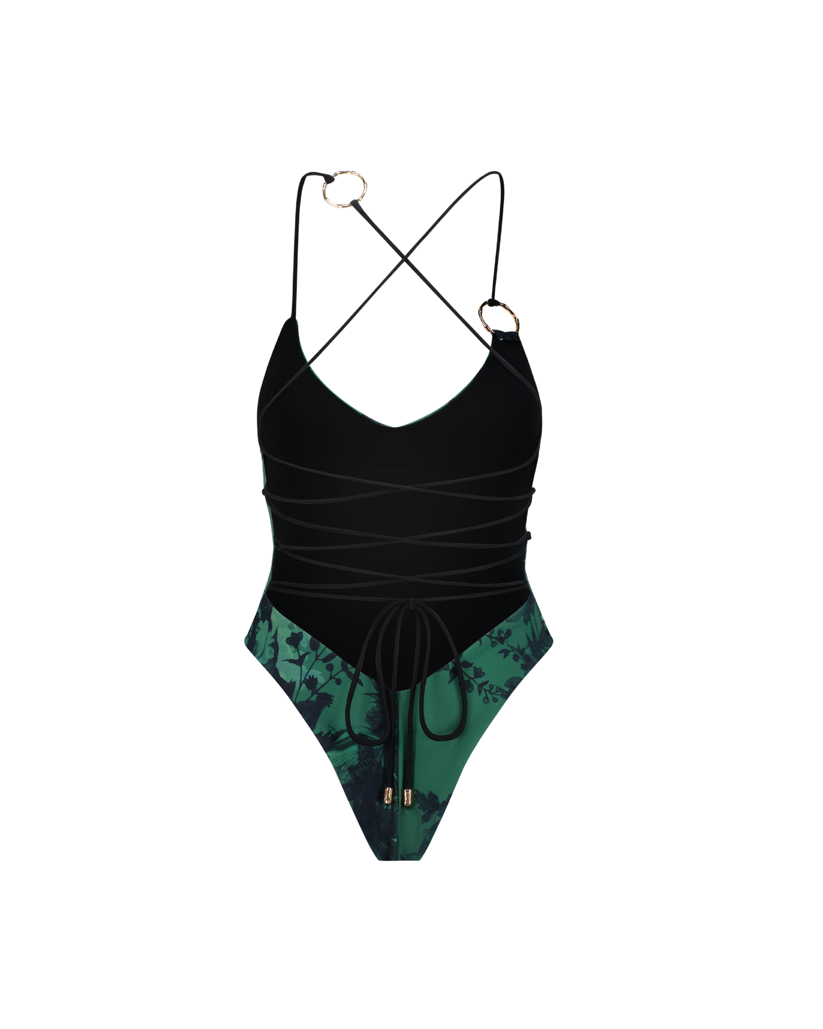 Aslly R Sally R. Swimsuit in Forest – Encore Swimwear